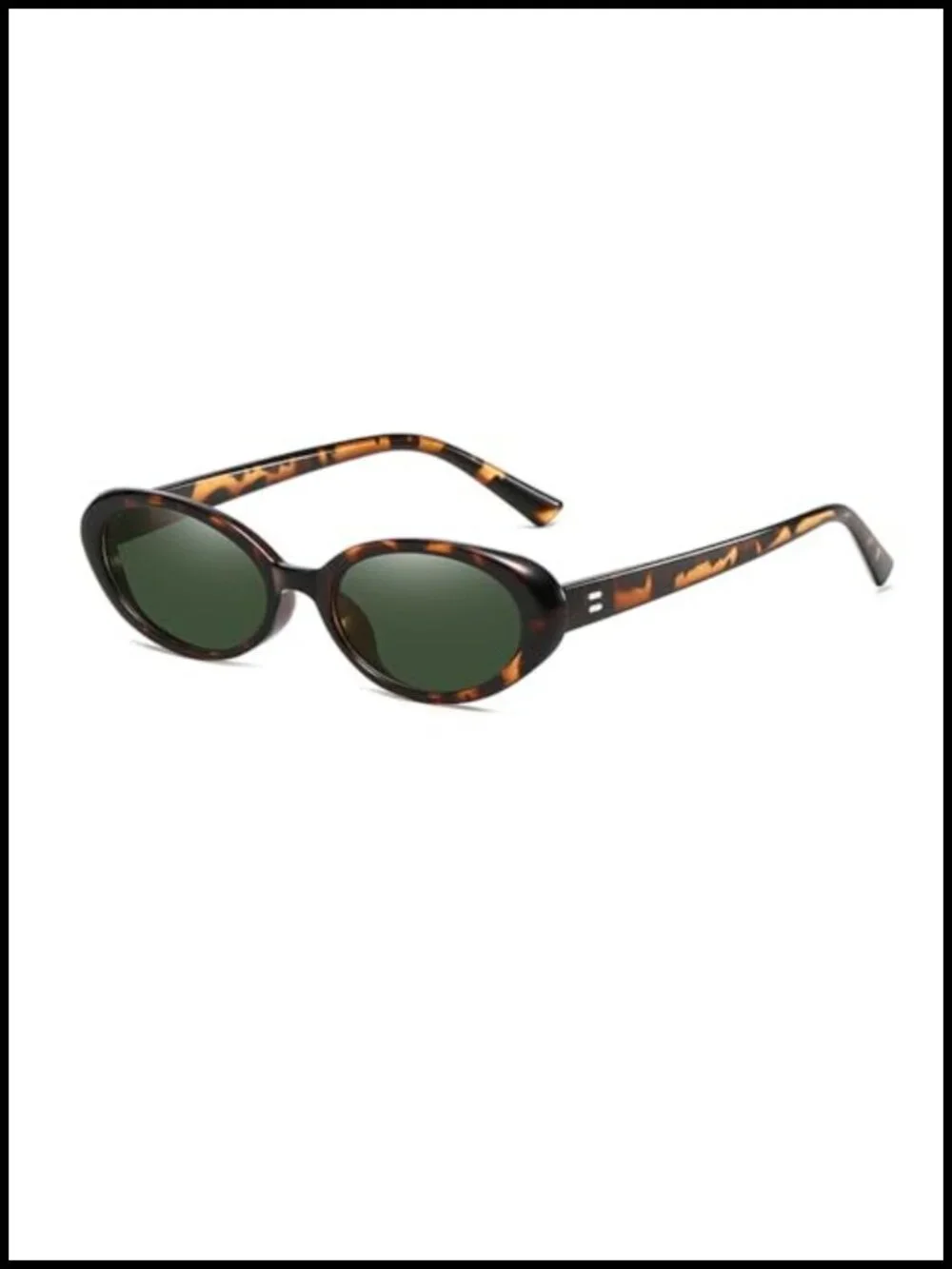 Vintage Cat Eye Sunglasses UV Protection Oval Retro Sunglasses